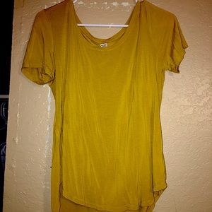 Mustard yellow shirt
